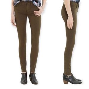Madewell Women's Skinny Jeans in Olive
